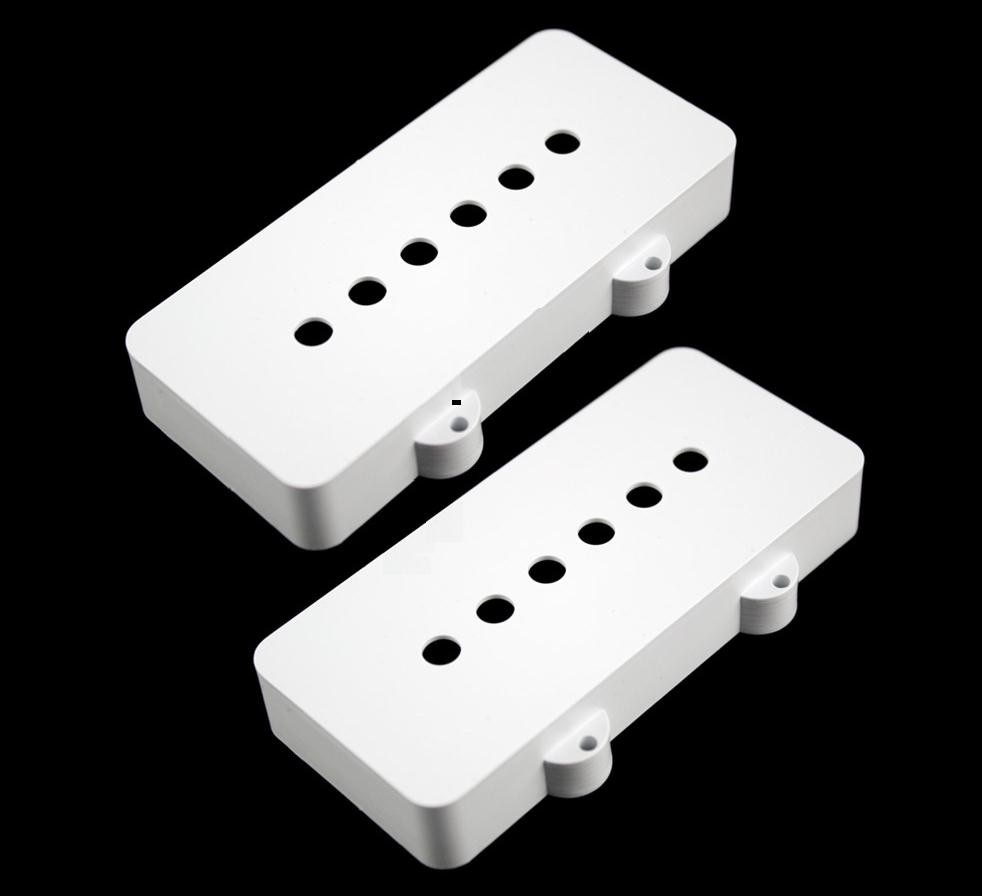 Jazzmaster pickup cover white set/2