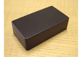 Humbucker pickup cover closed black