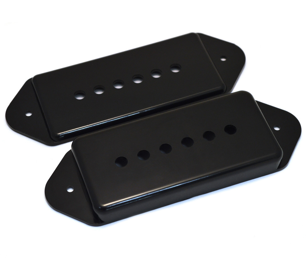 P90 dog ear pickup cover black set/2