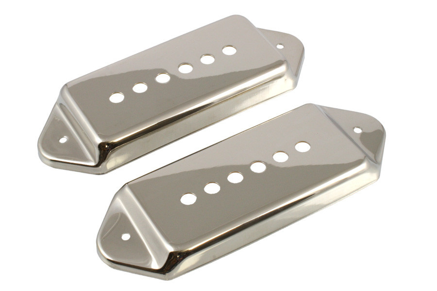 P90 dog ear pickup cover nickel set/2
