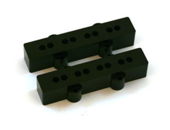 Jazz Bass pickup covers black set/2