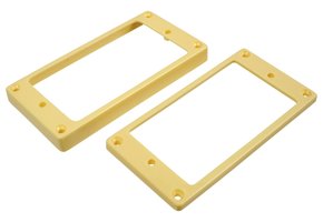 Humbucker rings slanted flat/High+Low set cream