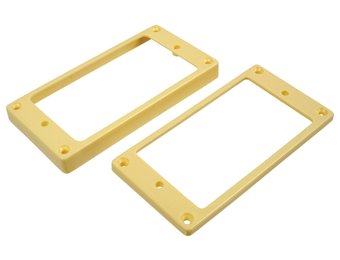 Humbucker rings slanted flat/High+Low set cream
