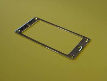 Humbucker ring flat 2mm chrome set/2