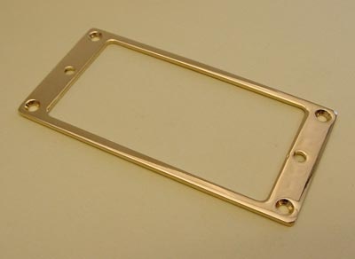Humbucker ring flat 2mm gold set/2