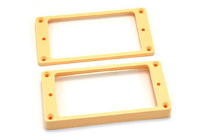 Humbucker rings LP curved cream set/2