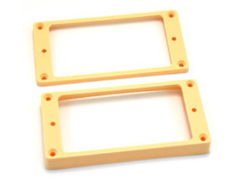 Humbucker rings LP curved cream set/2