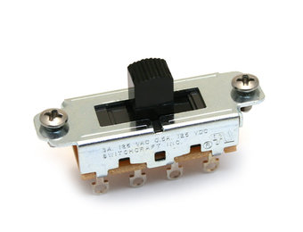 Mustang 3-standen schuifschakelaar aan-uit-aan Switchcraft (USA)