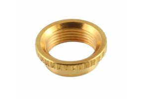 Deep thread nut for Switchcraft toggle switch gold