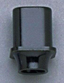 TE tophat switch knob USA black set/2