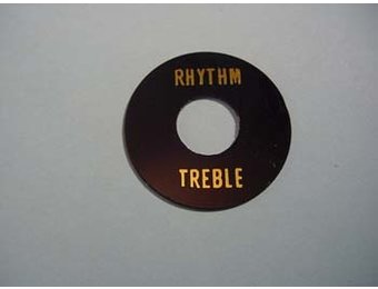 Les Paul switch plate black