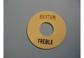 Les Paul switch plate cream