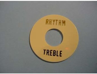 Les Paul switch plate cream