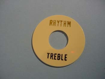 Les Paul switch plate cream