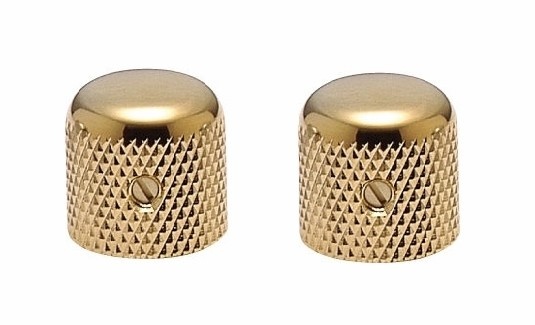 Dome knob gold set/2