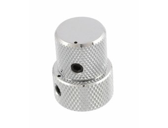 Stacked dome knob, chrome