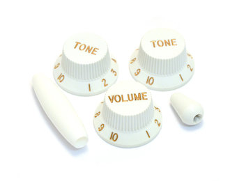 Stratocaster knob set white