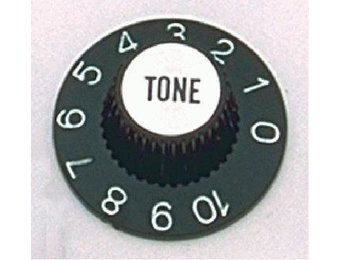 LP Witch Hat knob silver Tone set/2 USA