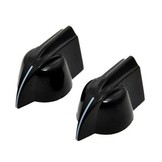 Pointer Knob black set/2