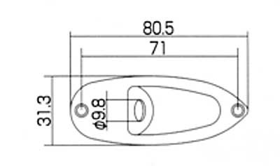 Allparts AP-0610-010 Stratocaster jackplate chrome