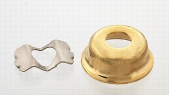 Tele cup jackplate gold