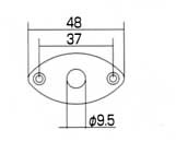 Cat Eye jackplate chrome