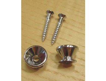 Gotoh strap holder chrome w/screw set/2