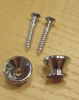 Gotoh strap holder chrome w/screw set/2