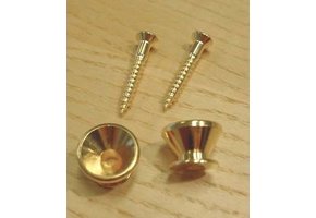 Gotoh strap holder gold w/screw set/2