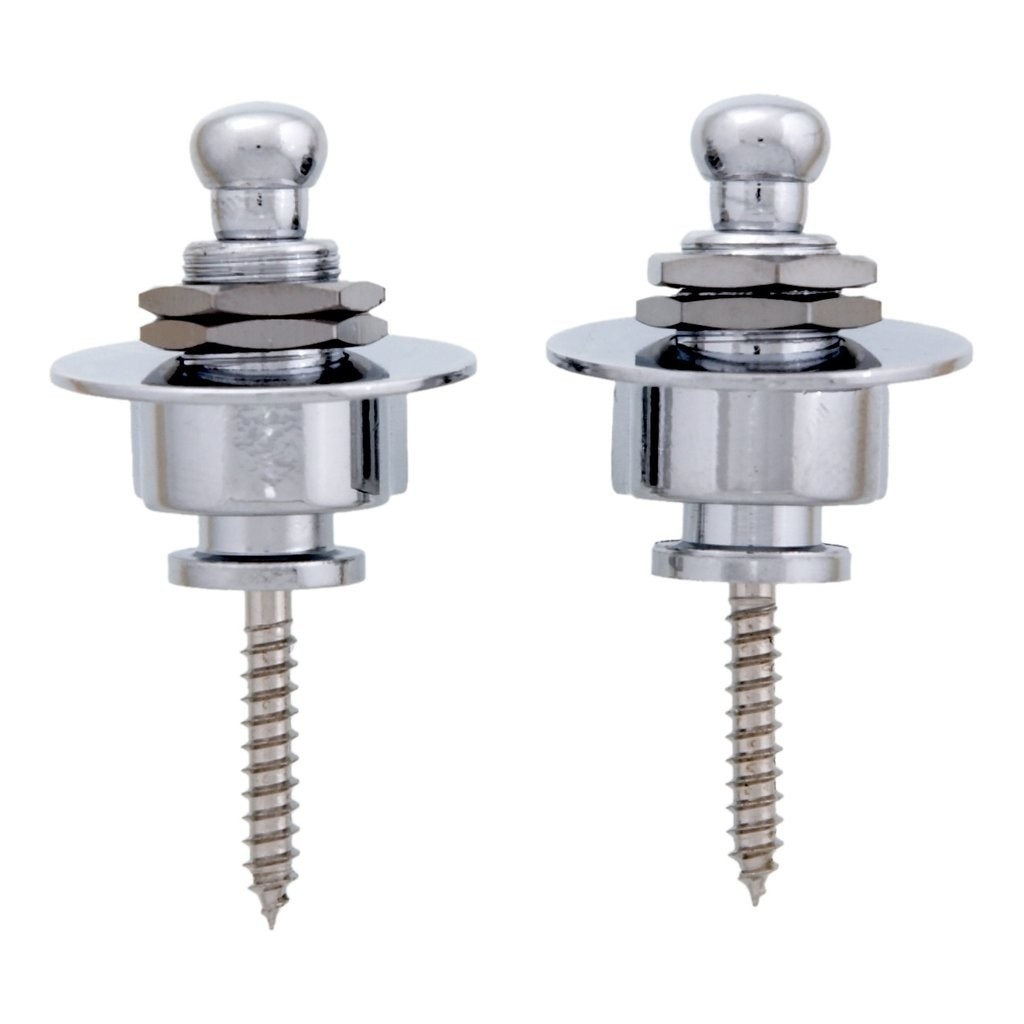 Allparts Schaller Style straplock chrome set/2