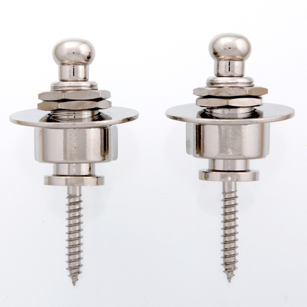 Allparts Schaller Style straplock nickel set/2