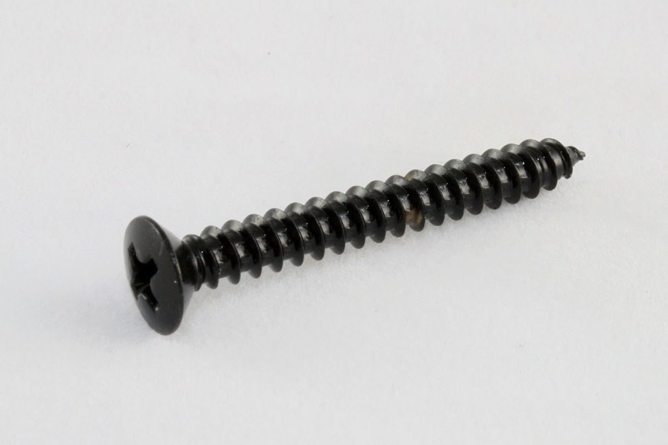 Neck screw short black set/4