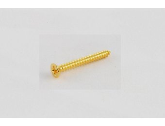 Pickup ring screw long gold set/8