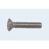 Strat pickup screw USA nickel countersunk set/6