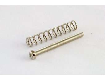 Humbucker screw + spring 2,5mm/Japan nickel set/4