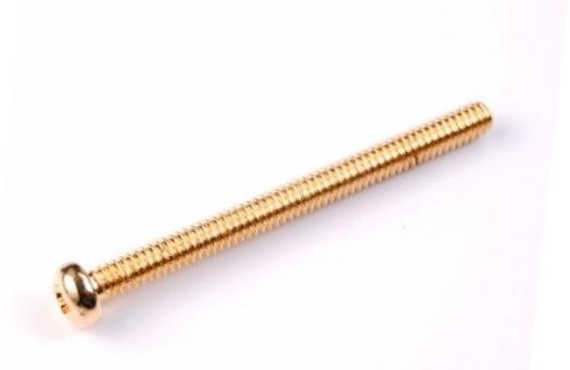Humbucker screw 2,5mm Japan gold set/6
