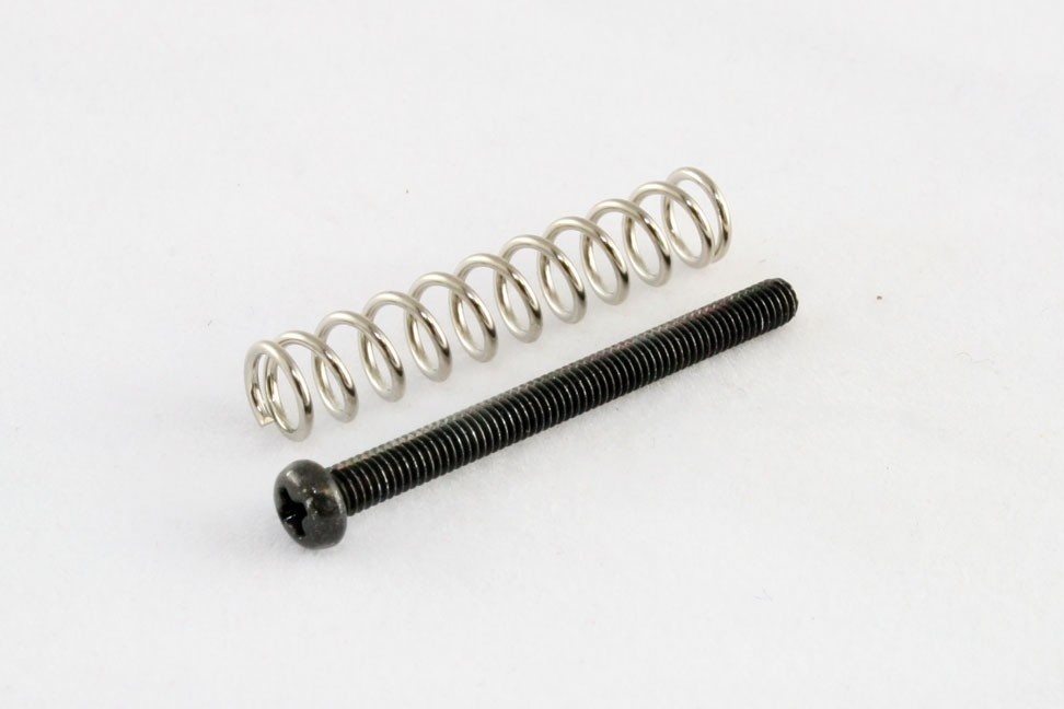 Humbucker screw + spring 2,5mm/Japan black set/4