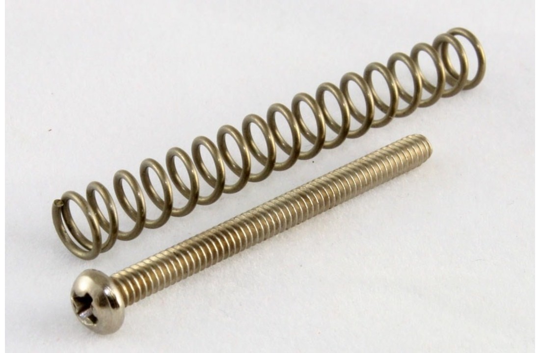 Humbucker screw + spring USA nickel set/4