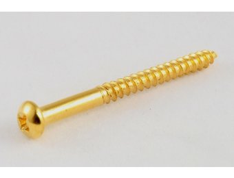 Bass pickup screw gold set/8