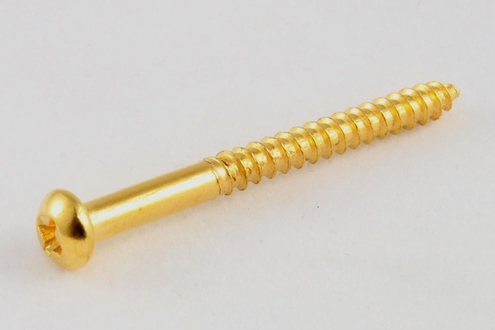 Bass pickup screw gold set/8