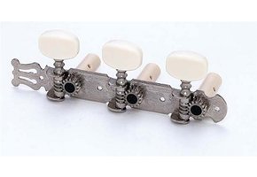 Nickel classical guitar tuner set