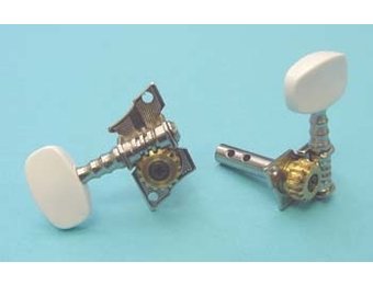 Losse akoestisch gitaar stemmechanieken nickel set/6