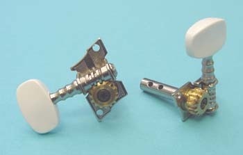 Losse akoestisch gitaar stemmechanieken nickel set/6