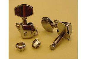 Guitar tuners with chrome cover chrome 3L/3R