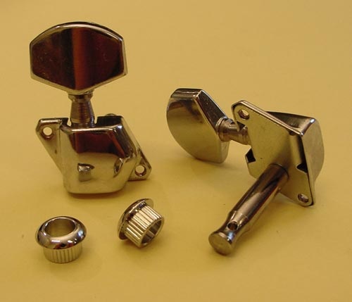 Guitar tuners with chrome cover chrome 3L/3R