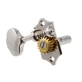 Grover Sta-Tite Tuner Set for Slot Head nickel 3L/3R