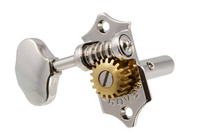 Grover Sta-Tite Tuner Set for Slot Head nickel 3L/3R