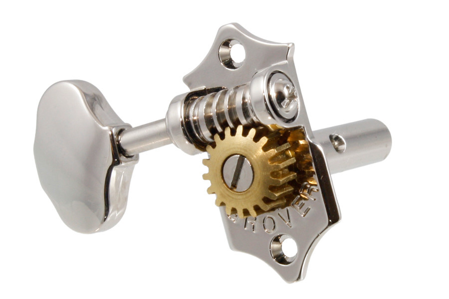 Grover Sta-Tite Tuner Set for Slot Head nickel 3L/3R