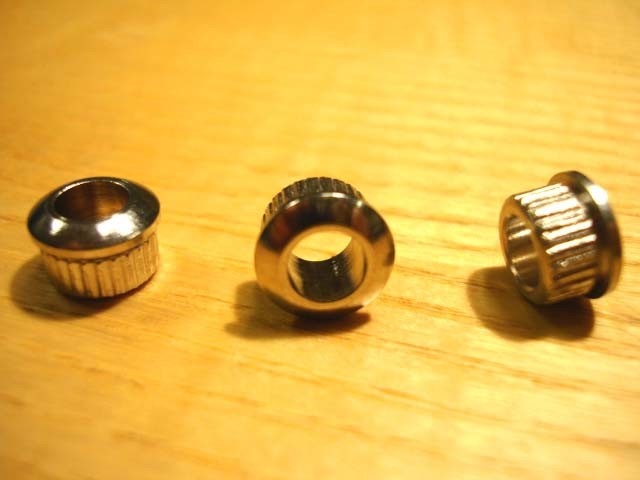 Tuner bushing 6mm nickel set/12