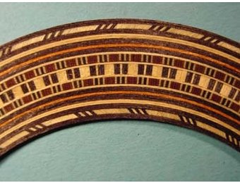 Classical rosette white/black/brown 1